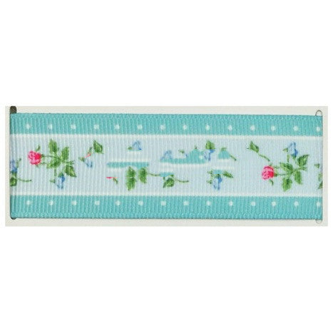 Cinta Decorativa Tejida con Flores y Plantas Estampadas para Manualidades - Image 7