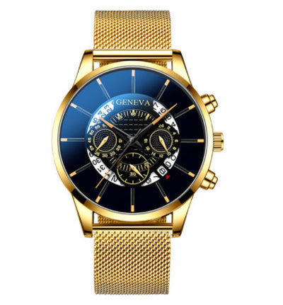 Reloj de Cuarzo para Hombre con Banda de Acero Inoxidable y Calendario - Image 20