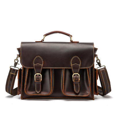 Bolso de Cuero Crazy Horse Vintage para Hombre - Piel de Res Premium - Image 2