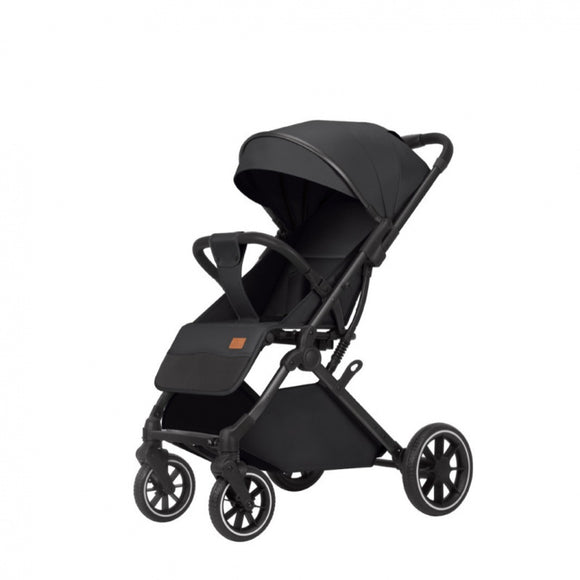 Cochecito de Bebé Reclinable Plegable con Suspensión de 4 Ruedas