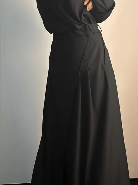 Pantalones Kendo Doble Capa - Diseño Casual Relajado para Hombre - Image 12