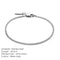 Stainless Steel Cuban Chain Mens Adjustable Fade-Proof Bracelet 18 and2cm Platinum