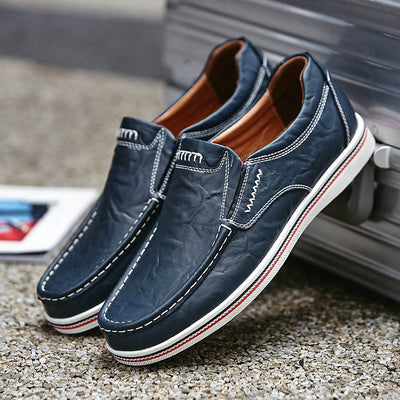 Zapatos de Cuero Casual Estilo Británico para Jóvenes - Image 9