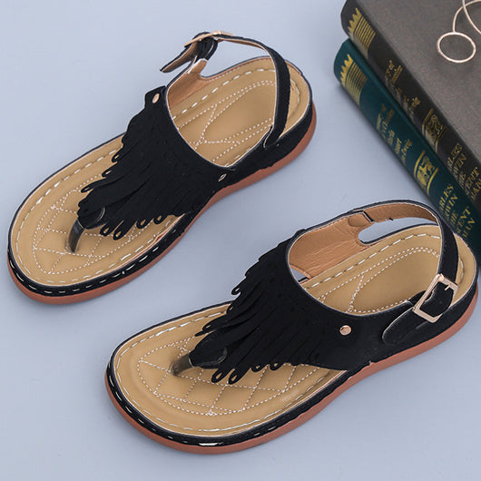 Sandalias de Playa Mujer con Corte Romano y Diseño Cuña - Image 21
