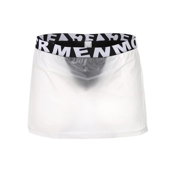 Pantalón Minifalda PVC Transparente para Hombre con Laterales Abiertos - Image 6