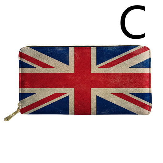 Billetera con Patrón Banderines Vintage Estilo Americano - Image 6