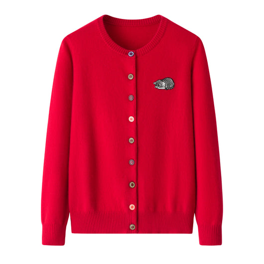 Cardigan Suave de Color Sólido - Sweater Coat Cómodo y Versátil - Image 7