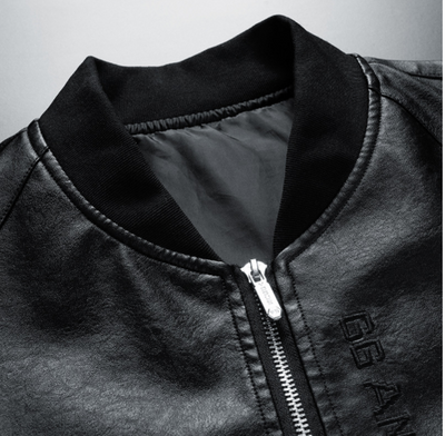 Chaqueta de Cuero para Hombre Primavera y Otoño - Image 4