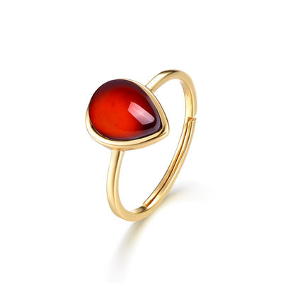Anillo de Granate Natural en Plata Esterlina - Diseño Elegante y Sofisticado - Image 7