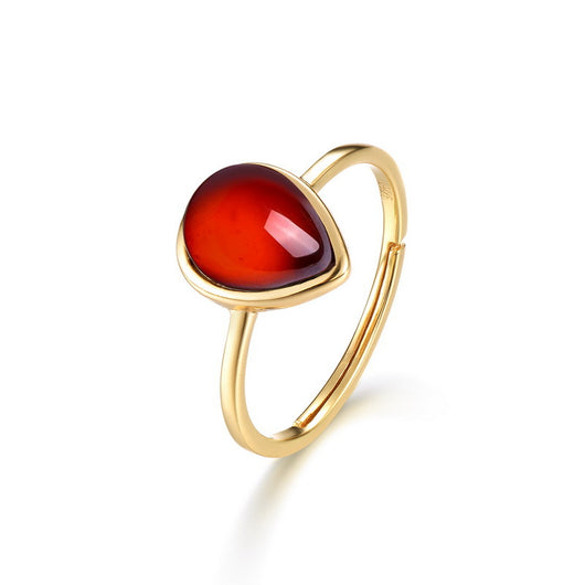 Anillo de Granate Natural en Plata Esterlina - Diseño Elegante y Sofisticado - Image 7