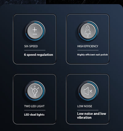 Cortauñas para Mascotas con Control de 6 Velocidades y Luz LED Automática - Image 8