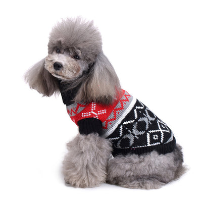 Suéter Navideño de Cuello Alto con Diseño de Huesos - Image 31