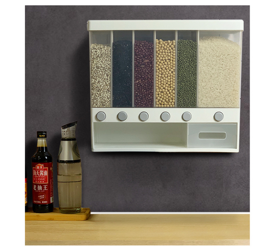 Contenedor de Arroz Montable en Pared con Diseño Moderno - Image 9