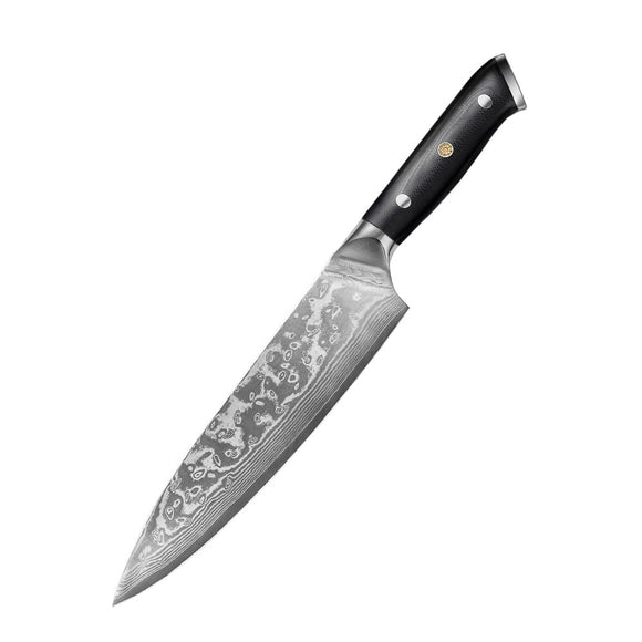 Cuchillo Chef Rebanador de Acero Damasco