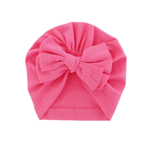 Turbante con Capucha y Moño - Gorro Elegante de Color Liso - Image 16