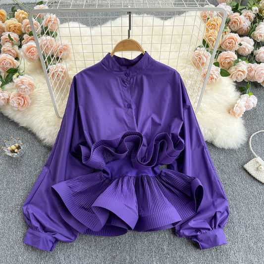 Blusa Elegante con Cintura Fruncida - Versátil y Moderna