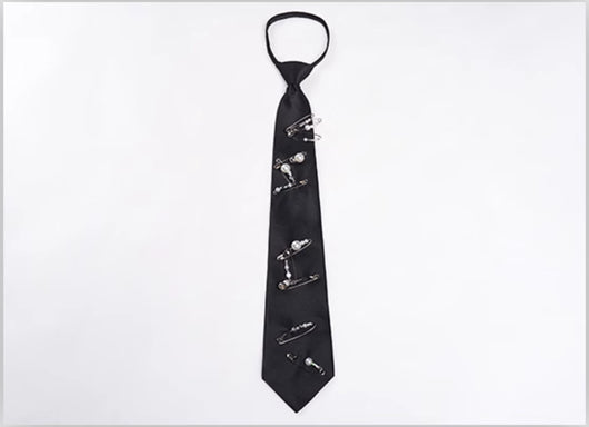 Corbatín Perla Artesanal con Pasador Lazy Tie para Hombre - Image 11