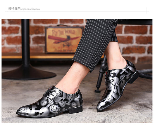 Zapatos de Vestir de Piel con Punta Fina para Hombre - Image 8