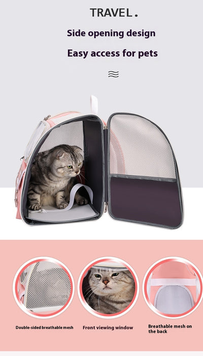 Bolsa de Transporte para Mascotas Respirable Todo Clima - Image 19