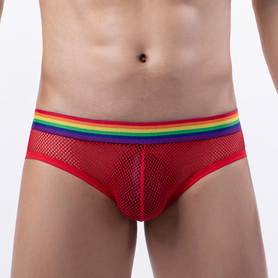 Bóxer Deportivo de Malla Arcoíris para Hombre - Image 14