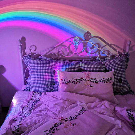 Lámpara Proyectora de Cielo Estrellado con Arcoíris - Luz Nocturna para Dormitorio - Image 6