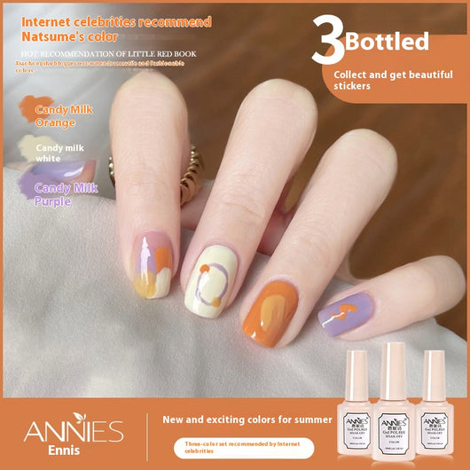 Set de Esmalte de Gel Nude Hielo Tricolor 2024 - Colección Jelly - Image 5