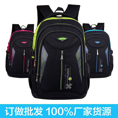Mochila Escolar Juvenil de Doble Compartimento - Bolsa de Hombro para Secundaria - Image 2