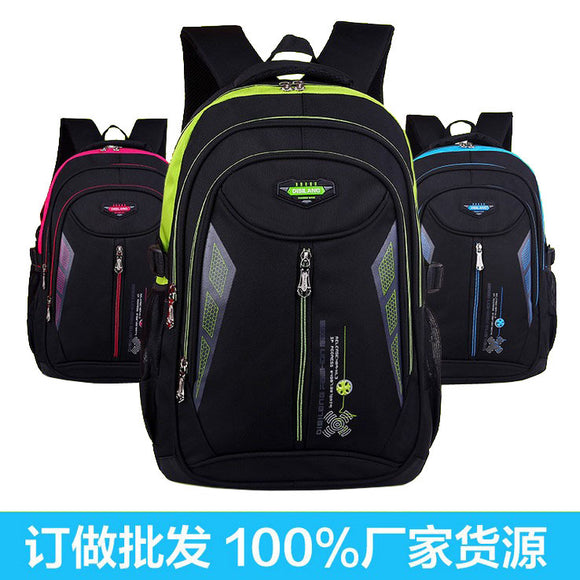 Mochila Escolar Juvenil de Doble Compartimento - Bolsa de Hombro para Secundaria