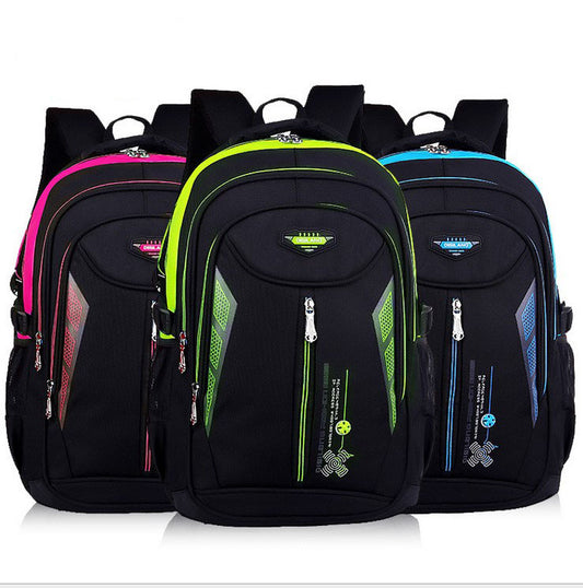 Mochila Escolar Juvenil de Doble Compartimento - Bolsa de Hombro para Secundaria
