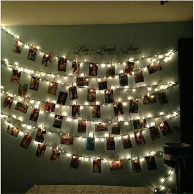 Guirnalda de Luces LED con Clips para Fotos - Image 3