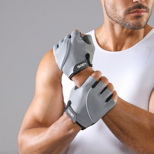 Guantes Deportivos Antideslizantes de Medio Dedo para Fitness y Exterior