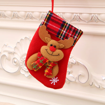 Set de Calcetines Navideños con Adornos Santa y Árbol - Bolsa de Regalo - Image 25