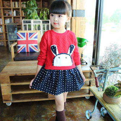Vestido Infantil Coreano de Manga Larga Estilo Princesa - Image 7