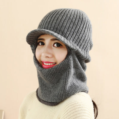 Gorro de Lana Gruesa Cálido Tejido - Image 4
