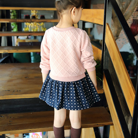 Vestido Infantil Coreano de Manga Larga Estilo Princesa - Image 3