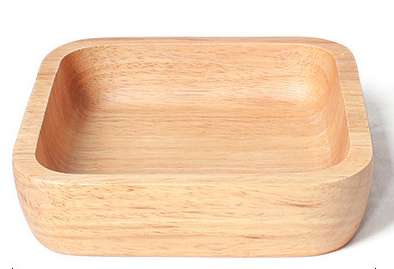 Plato Cuadrado de Madera de Caucho Japonesa - Image 14