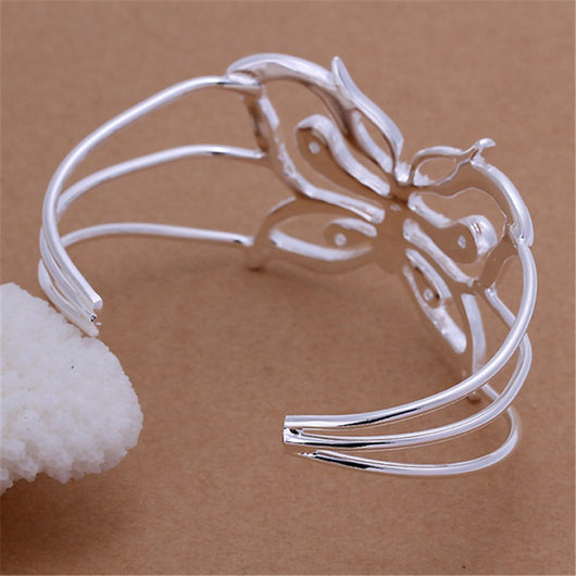 Pulsera de Cristal Zirconia con Mariposa Elegante - Image 5