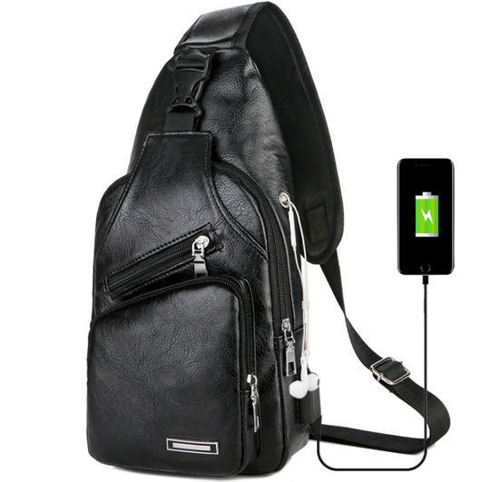 Bolsa Mensajero con Carga USB - Mochila Portátil Inteligente - Image 6