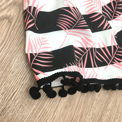 Conjunto Pantalón Rayas Coco con Flecos - Image 3