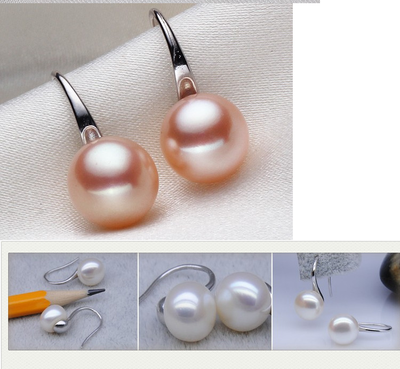 Aretes de Perlas de Agua Dulce - Image 4