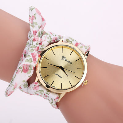 Reloj de Pulsera Garden Flower para Mujer con Correa de Tela - Image 10