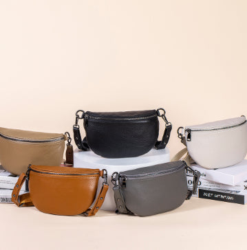 Bolso Mensajero de Cuero Genuino para Mujer - Diseño Minimalista Premium - Image 11