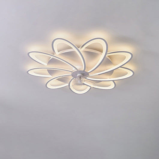 Lámpara de Techo Silenciosa con Ventilador para Dormitorio y Sala - Image 25