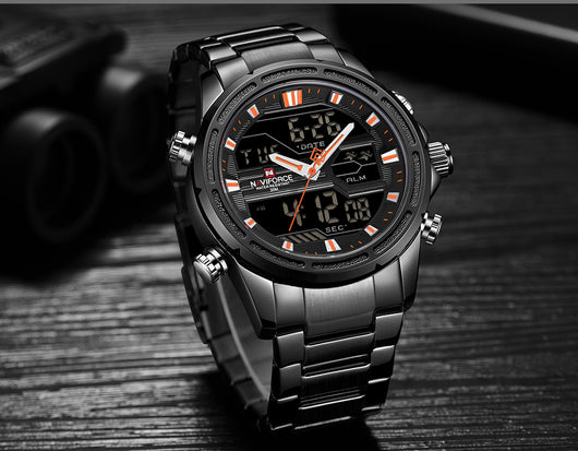 Reloj Deportivo Resistente al Agua con Cristal de Cuarzo para Hombre - Image 6