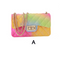 Bolso Gelatina Ombré Mate con Diseño Rómbico Multicolor