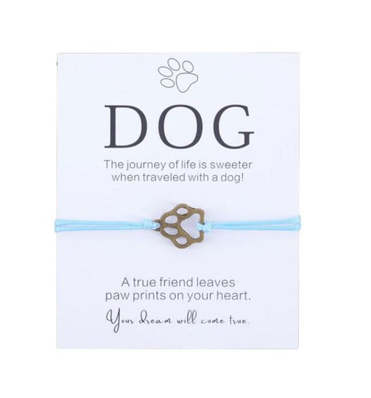 Pulsera de Amistad con Patita de Perro - Regalo para Amantes de Mascotas