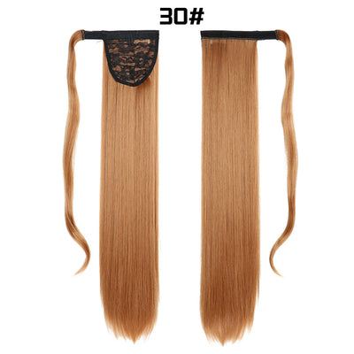 Cola de Caballo Extensible con Velcro - Cabello Liso Europeo - Image 23