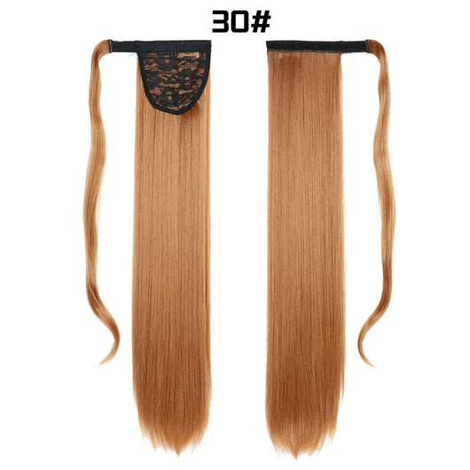 Cola de Caballo Extensible con Velcro - Cabello Liso Europeo - Image 23