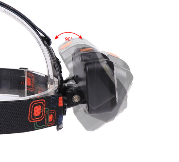 Linterna Frontal LED COB T6 de 3 Lámparas - Visión Ultra Clara