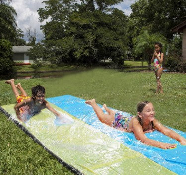 Cama de Agua Inflable para Tobogán Acuático Exterior